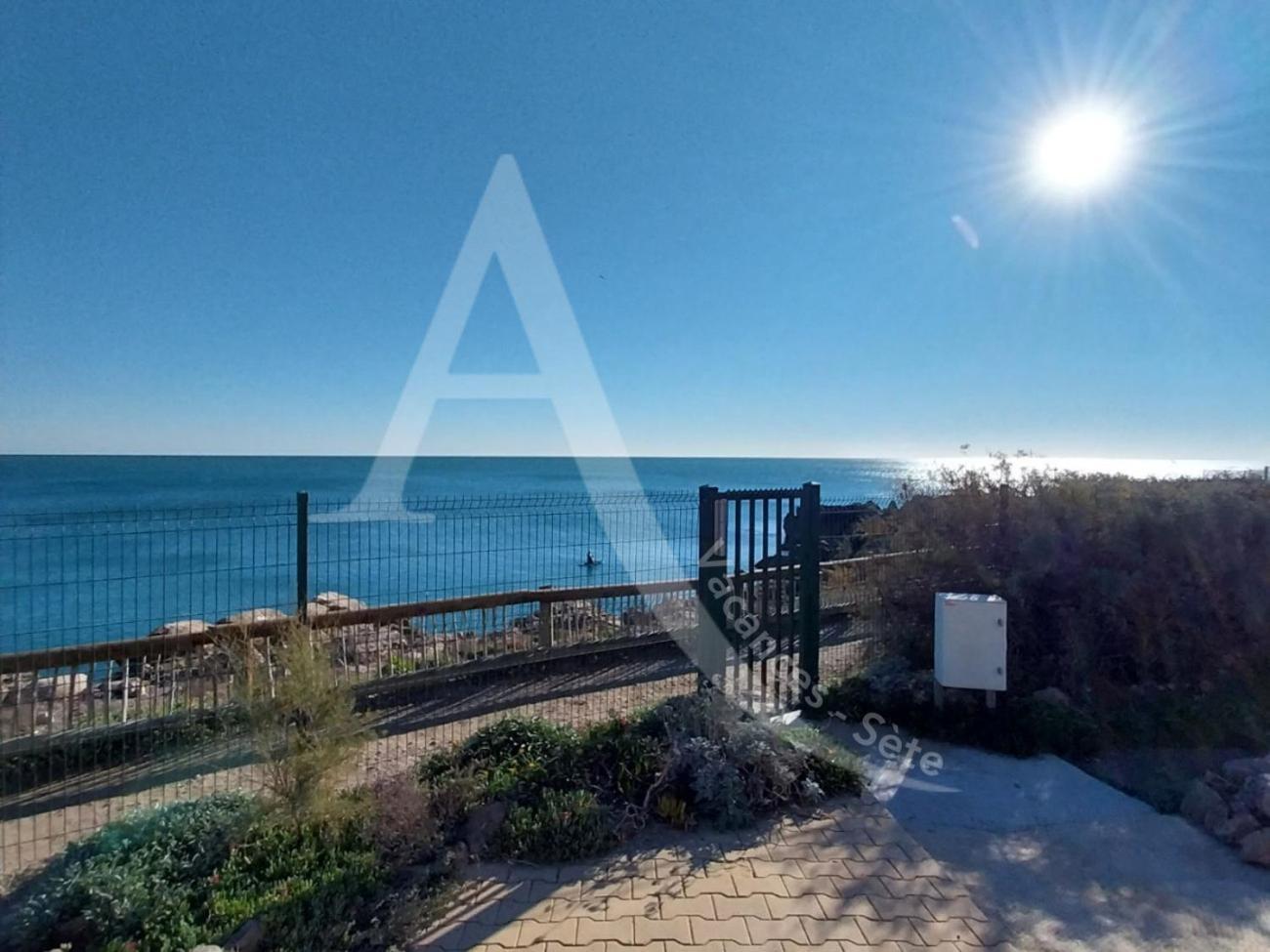 40 M², 1Ere Ligne Mer, Dernier Etage Avec Ascenseur Sète Kültér fotó