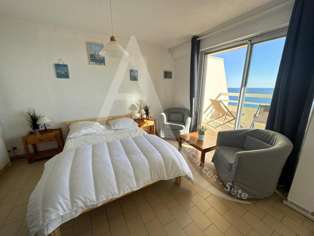 40 M², 1Ere Ligne Mer, Dernier Etage Avec Ascenseur Sète Kültér fotó