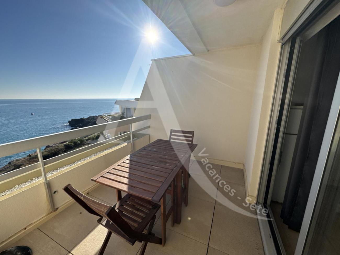 40 M², 1Ere Ligne Mer, Dernier Etage Avec Ascenseur Sète Kültér fotó