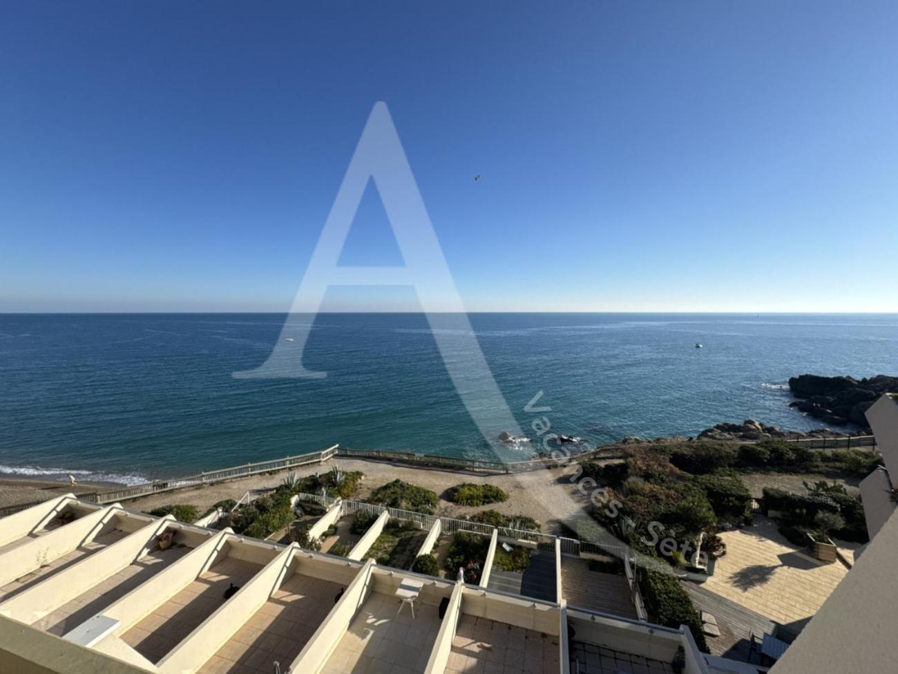 40 M², 1Ere Ligne Mer, Dernier Etage Avec Ascenseur Sète Kültér fotó