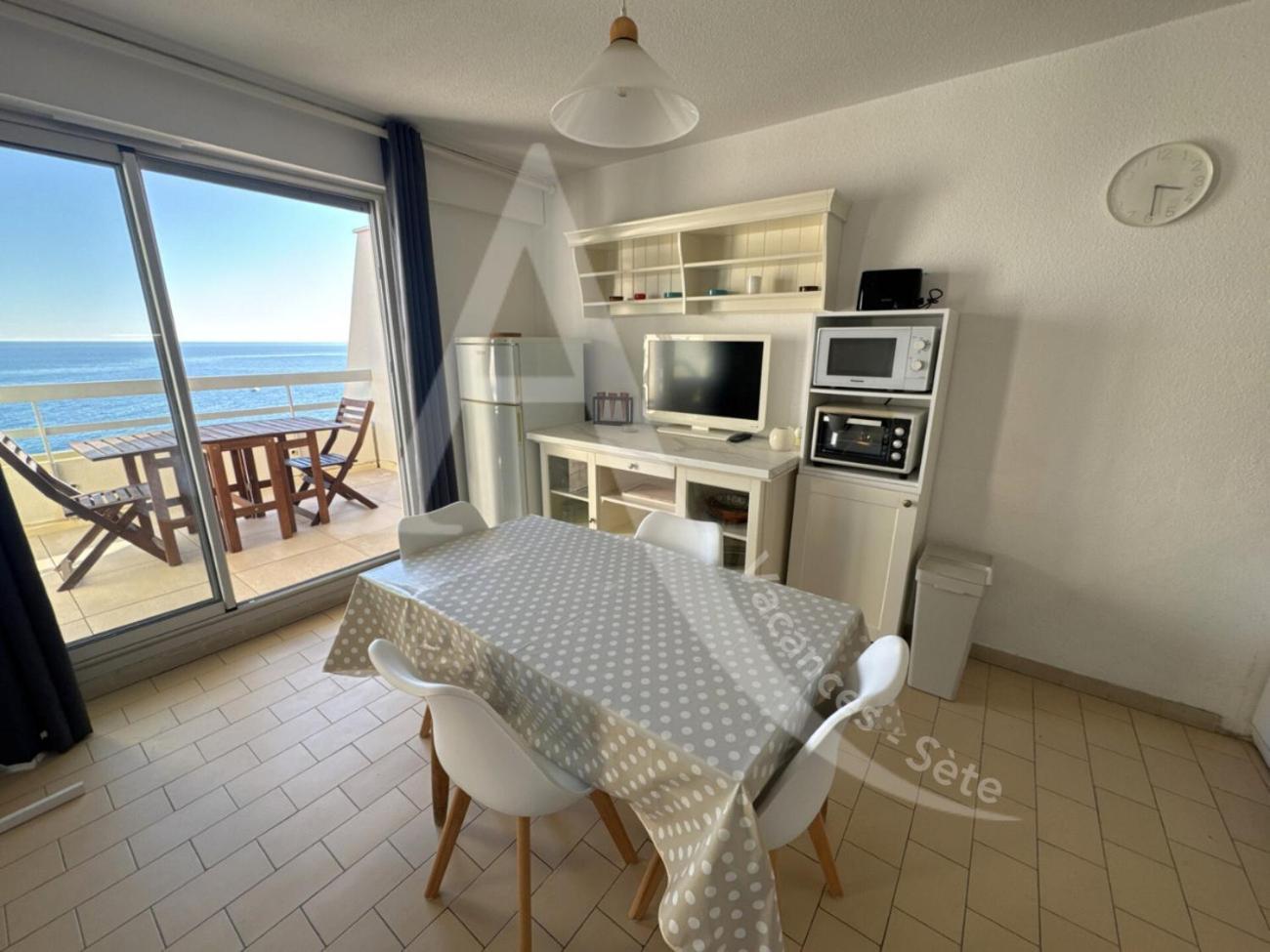 40 M², 1Ere Ligne Mer, Dernier Etage Avec Ascenseur Sète Kültér fotó